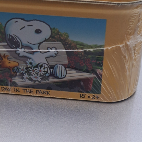 Peanuts Day in The Park Jigsaw Tin Puzzle 550pc SEALED - Picture 6 of 9